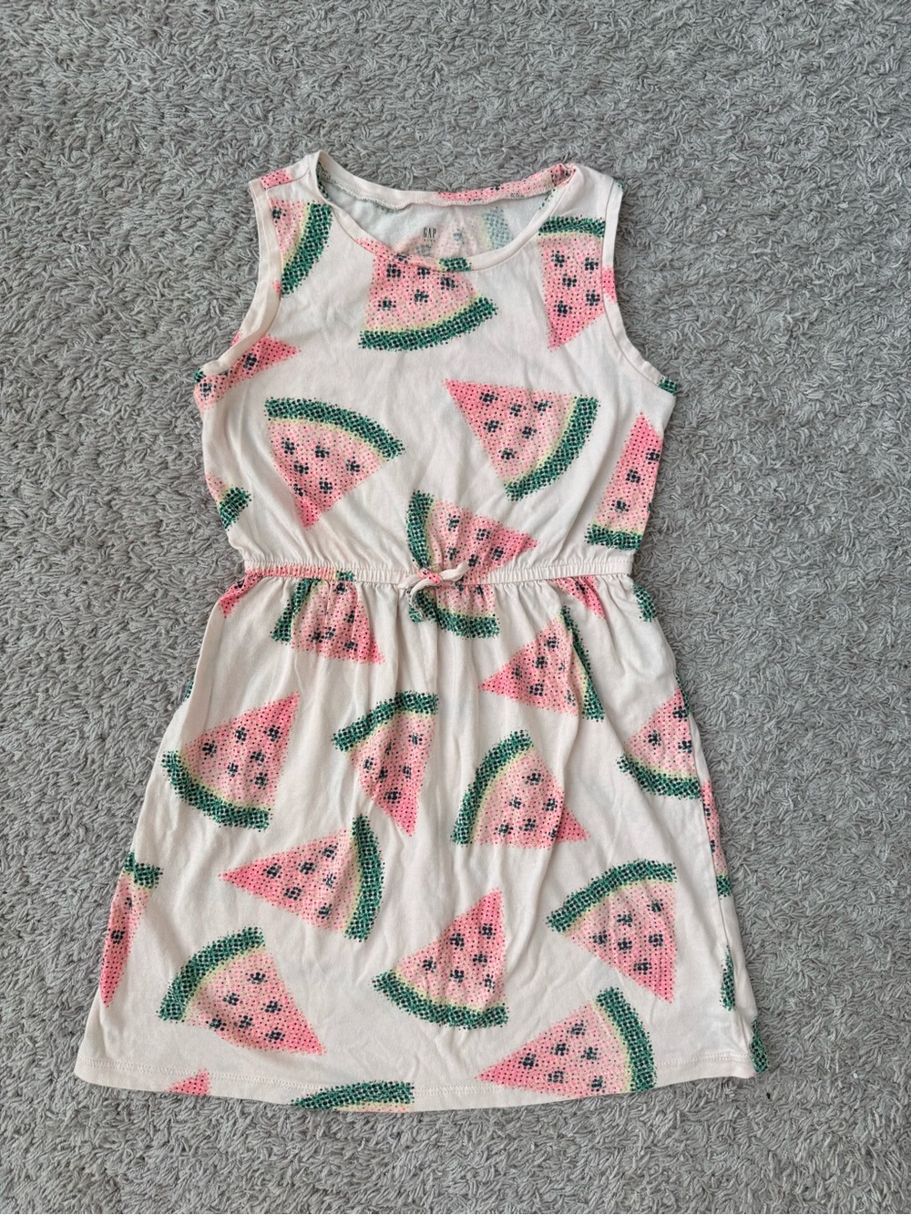 GAP Kids Pink Watermelon Print Sleeveless Dress